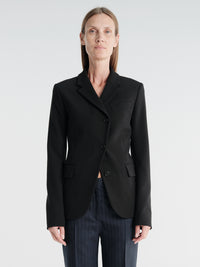 Acne Studios - Fitted Wool Suit Jacket in Black