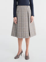 Acne Studios - Rw-Wn-Skir000043 in Brown/Blue Multi