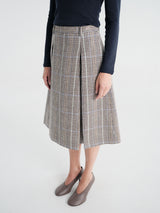 Acne Studios - Rw-Wn-Skir000043 in Brown/Blue Multi