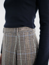 Acne Studios - Rw-Wn-Skir000043 in Brown/Blue Multi