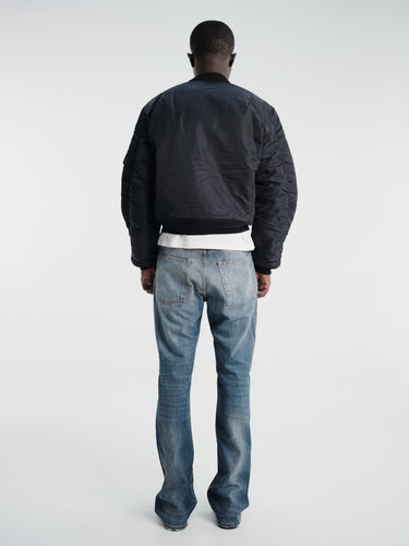 Acne Studios - Orby Bomber Nylon Twill in Evening Blue