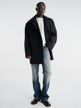 Acne Studios - Otana Clean Wool Coat Blend in Black
