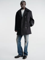 Acne Studios - Otana Clean Wool Coat Blend in Black