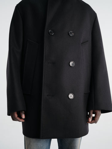 Acne Studios - Otana Clean Wool Coat Blend in Black
