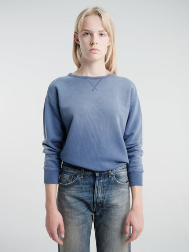 Acne Studios - Sprayed Logo Sweatshirt in Navy