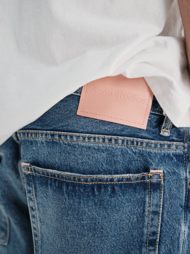 Acne Studios - 2010M Regular Fit Jeans in Mid Blue