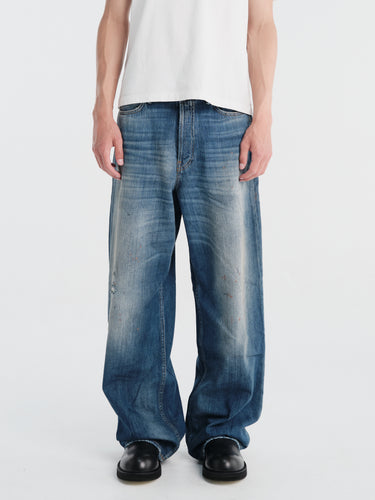 Acne Studios - 1981 U Trafalgar Jeans in Mid Blue