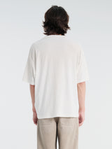 Acne Studios - Relaxed Fit Logo T-Shirt in Dusty White