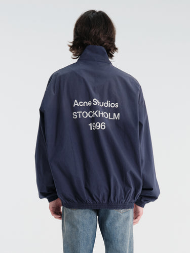 Acne Studios - Washed Logo Jacket in Navy