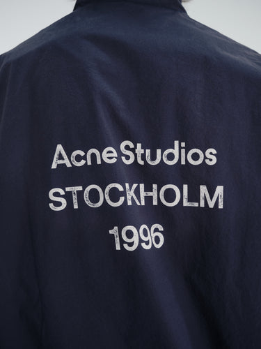 Acne Studios - Washed Logo Jacket in Navy