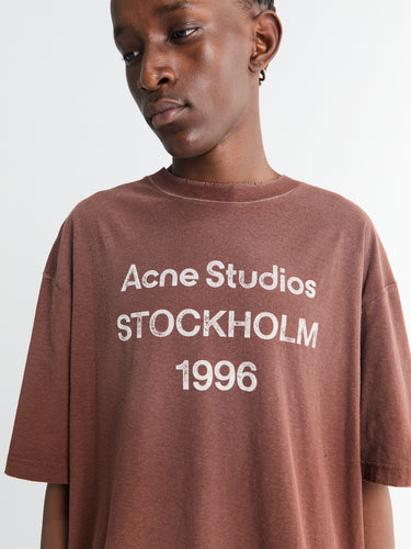 Acne Studios - Relaxed Fit T-Shirt in Chocolate Brown