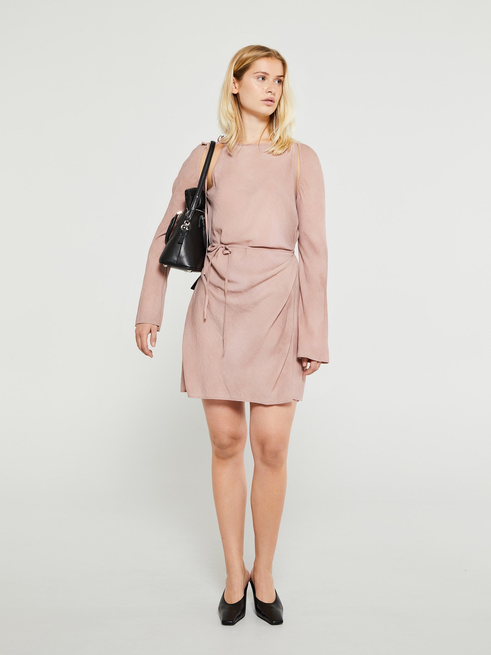 Dress in Mauve Pink
