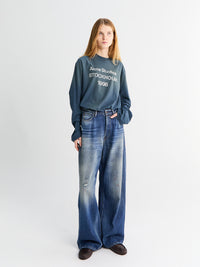 Acne Studios - 1981 U Trafalgar Jeans in Mid Blue