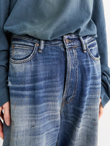 Acne Studios - 1981 U Trafalgar Jeans in Mid Blue