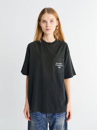 Acne Studios - Relaxed Fit Logo T-Shirt in Faded Black