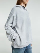 Acne Studios - Logo Hooded Sweater in Pale Grey Melange