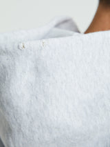 Acne Studios - Logo Hooded Sweater in Pale Grey Melange