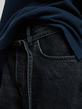 Acne Studios - Loose Fit Denim Shorts in Black