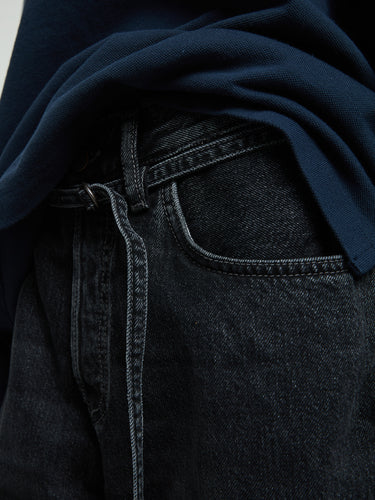 Acne Studios - Loose Fit Denim Shorts in Black