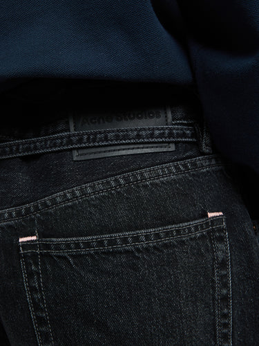Acne Studios - Loose Fit Denim Shorts in Black