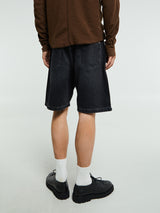 Acne Studios - Loose Fit Denim Shorts in Black