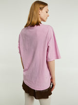 Acne Studios - Relaxed Fit Logo T-Shirt in Cotton Candy Pink
