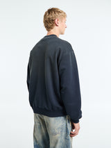 Acne Studios - Zip Sweater Logo in Black