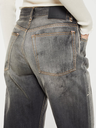 Acne Studios - 2021F Loose Fit Jeans in Black Trafalgar