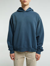 Acne Studios - Logo Hooded Sweater in Deep Blue