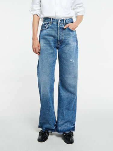 Acne Studios - 2021F Regular Fit Jeans in Mid Blue