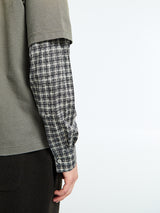 Acne Studios - Layered Logo T-shirt in Vintage Green