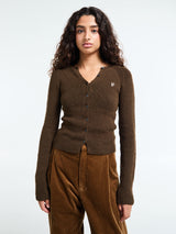 Acne Studios - Cardigan in Antique Brown