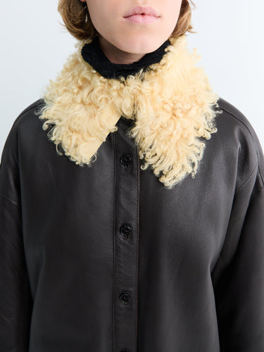 Acne Studios - Jacket in Coffee Brown and Pale Yellow