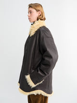 Acne Studios - Jacket in Coffee Brown and Pale Yellow