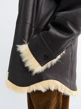 Acne Studios - Jacket in Coffee Brown and Pale Yellow
