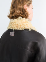 Acne Studios - Jacket in Coffee Brown and Pale Yellow