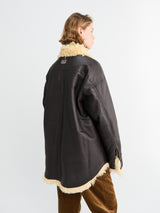 Acne Studios - Jacket in Coffee Brown and Pale Yellow