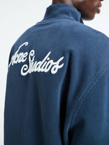 Acne Studios - Zip-up Sweatshirt in Deep Blue