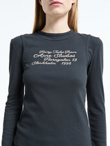 Acne Studios - Layered Longsleeve T-shirt in Black