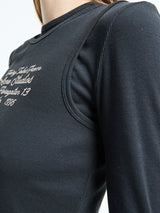 Acne Studios - Layered Longsleeve T-shirt in Black