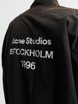 Acne Studios - Logo Zipper Jacket in Black