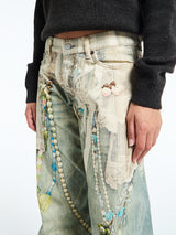 Acne Studios - Jeans in White and Green