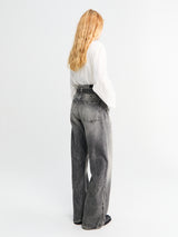 Acne Studios - Belted Jeans in Washed Black