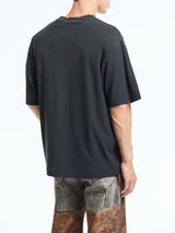 Acne Studios - Relaxed Fit Logo T-Shirt in Faded Black
