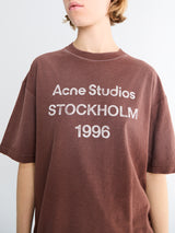Acne Studios - Relaxed Fit T-Shirt in Chocolate Brown