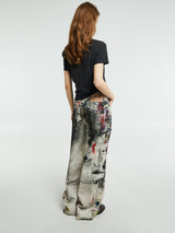 Acne Studios - Printed Jeans in White and Multi