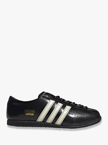 Adidas - Japan Lux Sneakers in Core Black, Cloud White and Gold Metallic