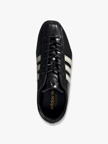 Adidas - Japan Lux Sneakers in Core Black, Cloud White and Gold Metallic