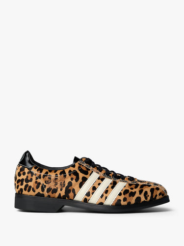 Adidas - Adidas x Brain Dead Bowling Shoes in Leopard, Cream White and Core Black
