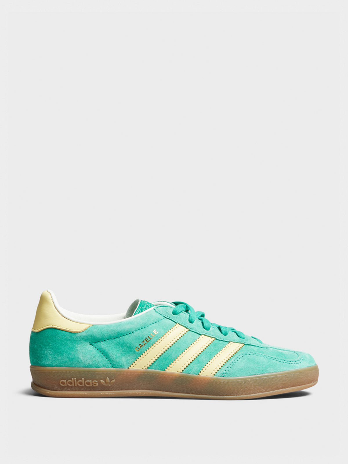 Adidas - Gazelle Indoor Sneakers in Green and Yellow